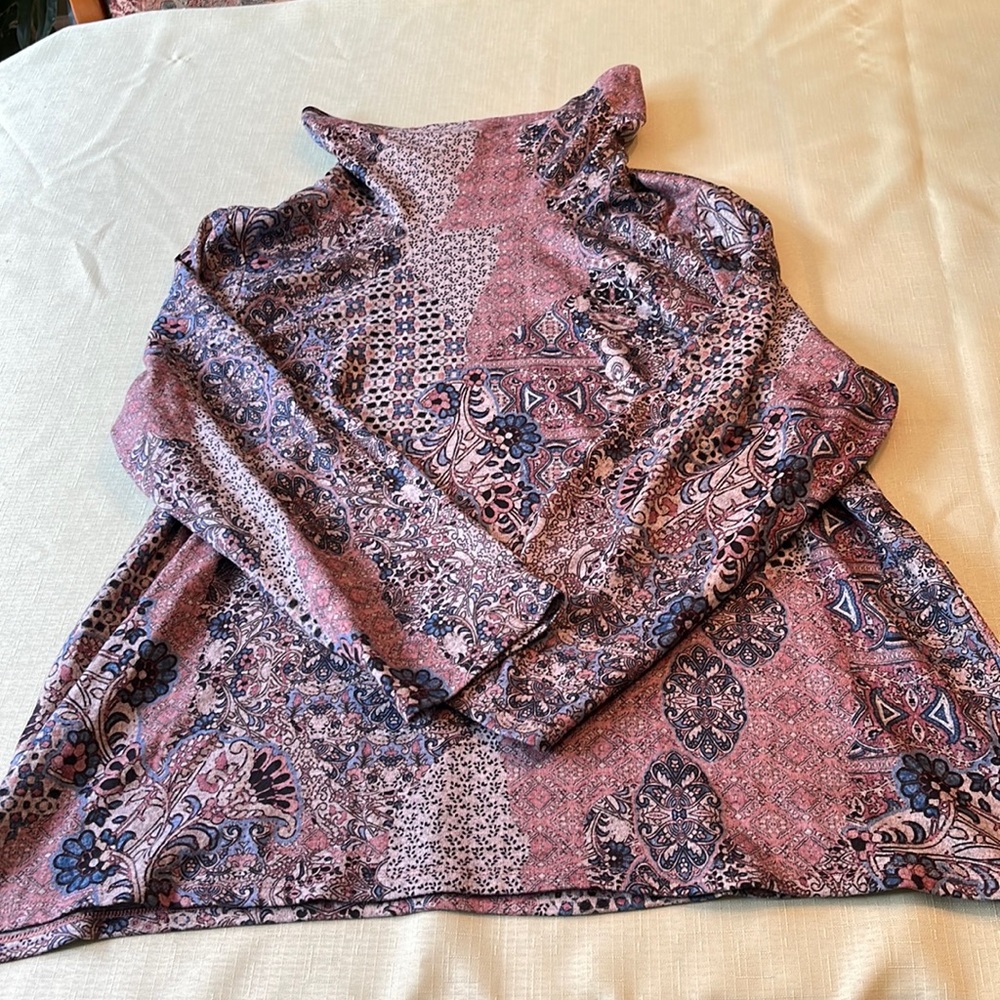 Cj banks cowl neck sweater